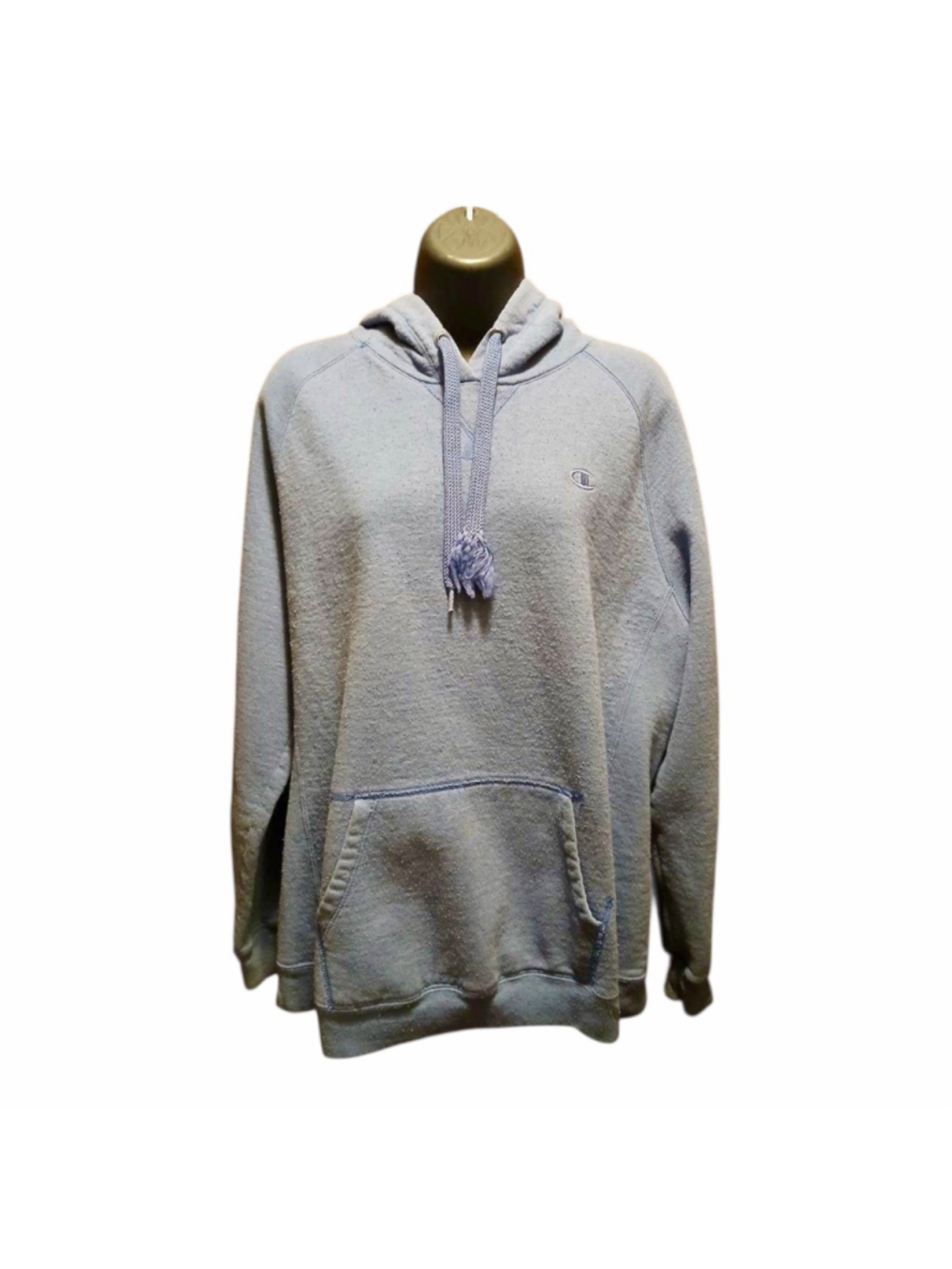 Champion Women's XS Mixed Media Raglan Long Sleeve Top Lavender (JC203)